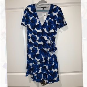 Banana Reublic blue floral dress, size 10